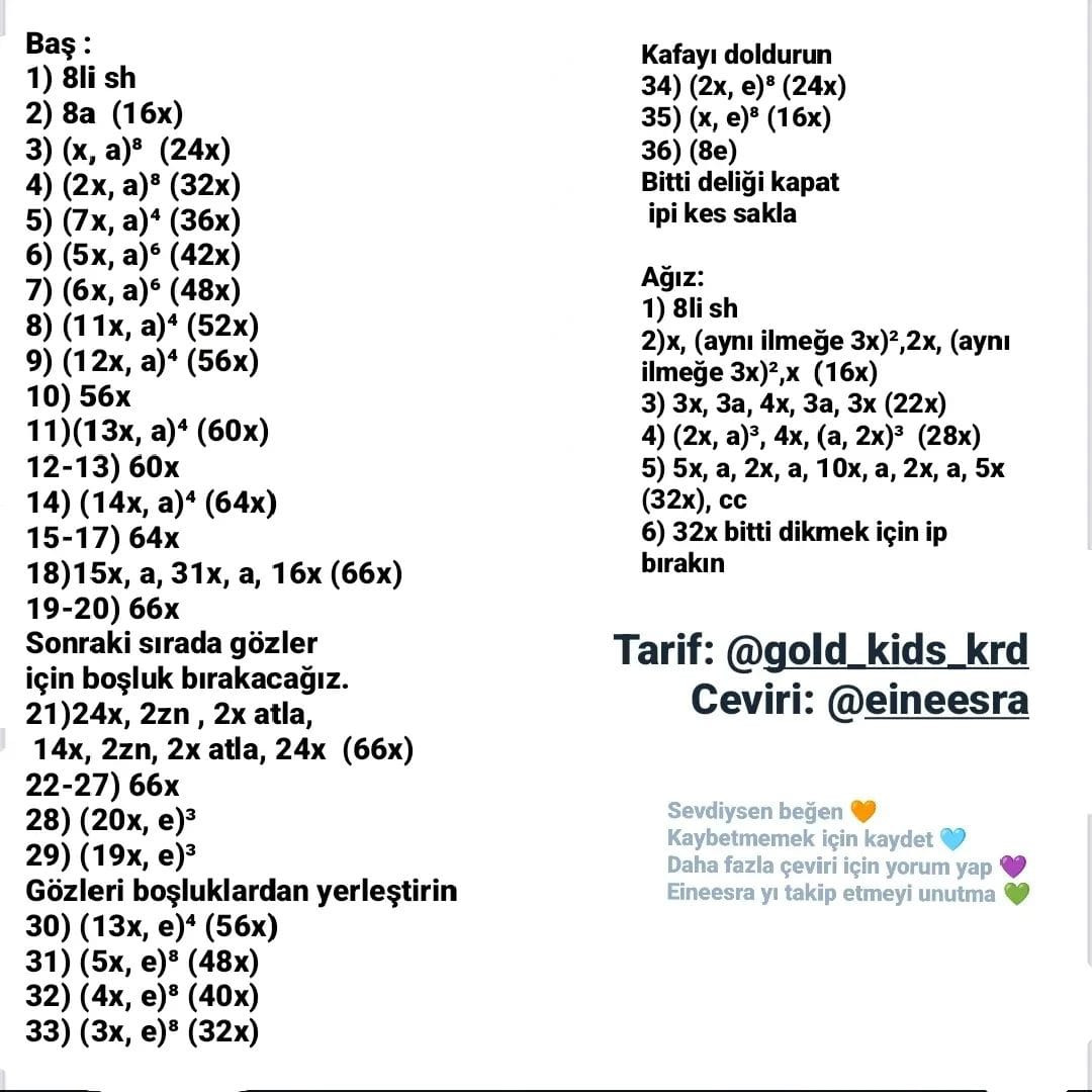 Ücretsiz Dinozor Amigurumi Tarifi İle Sevimli Oyuncak Yapımı