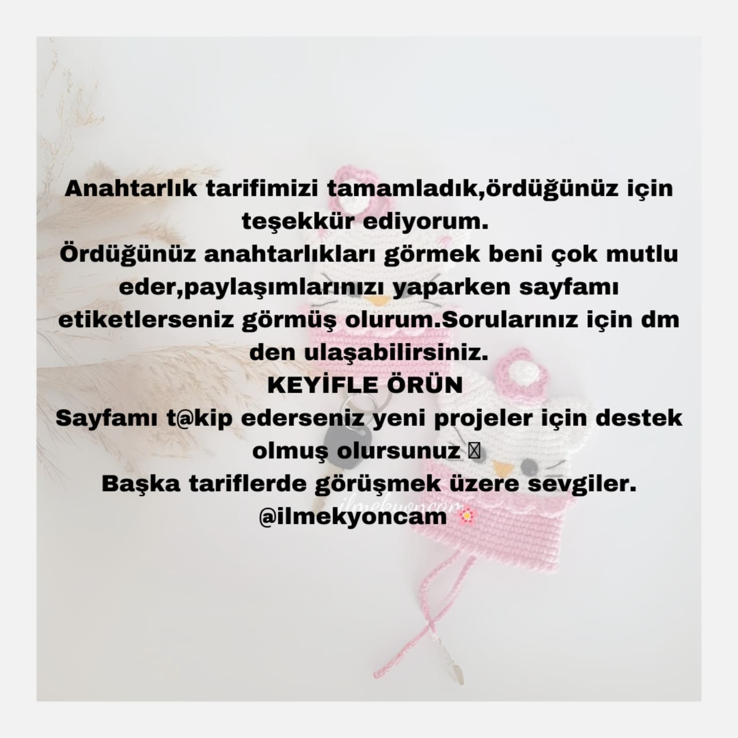 Ücretsiz Hello Kitty Anahtarlık Tarifi: Sevimli ve Kolay Örgü Projesi