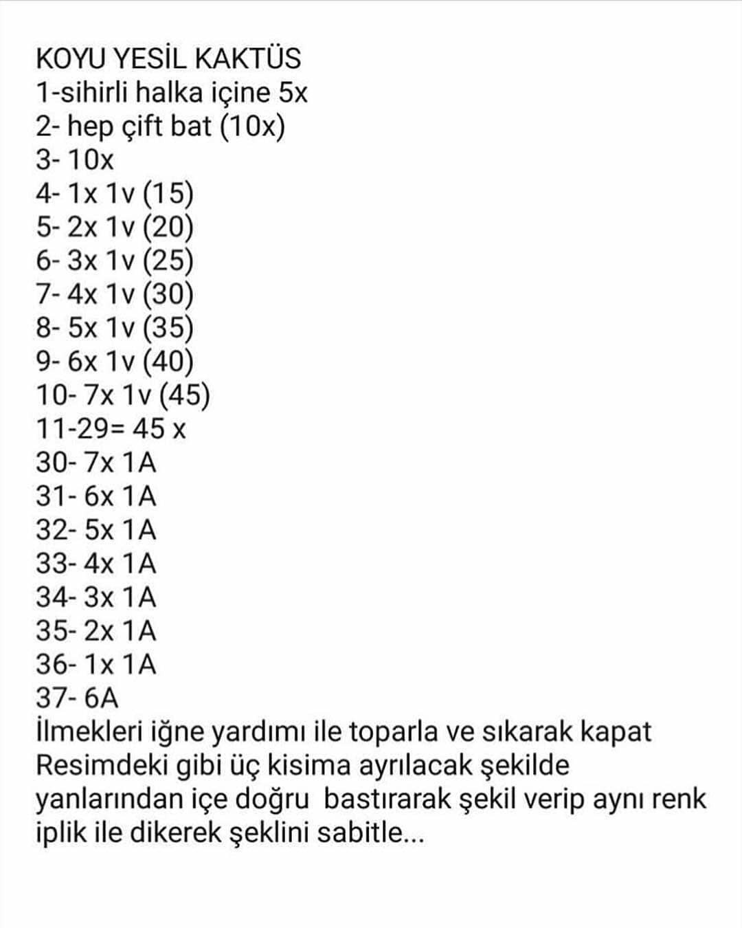 Ücretsiz Kaktüs Amigurumi Tarifi: Sevimli ve Kolay Yapılabilir Model