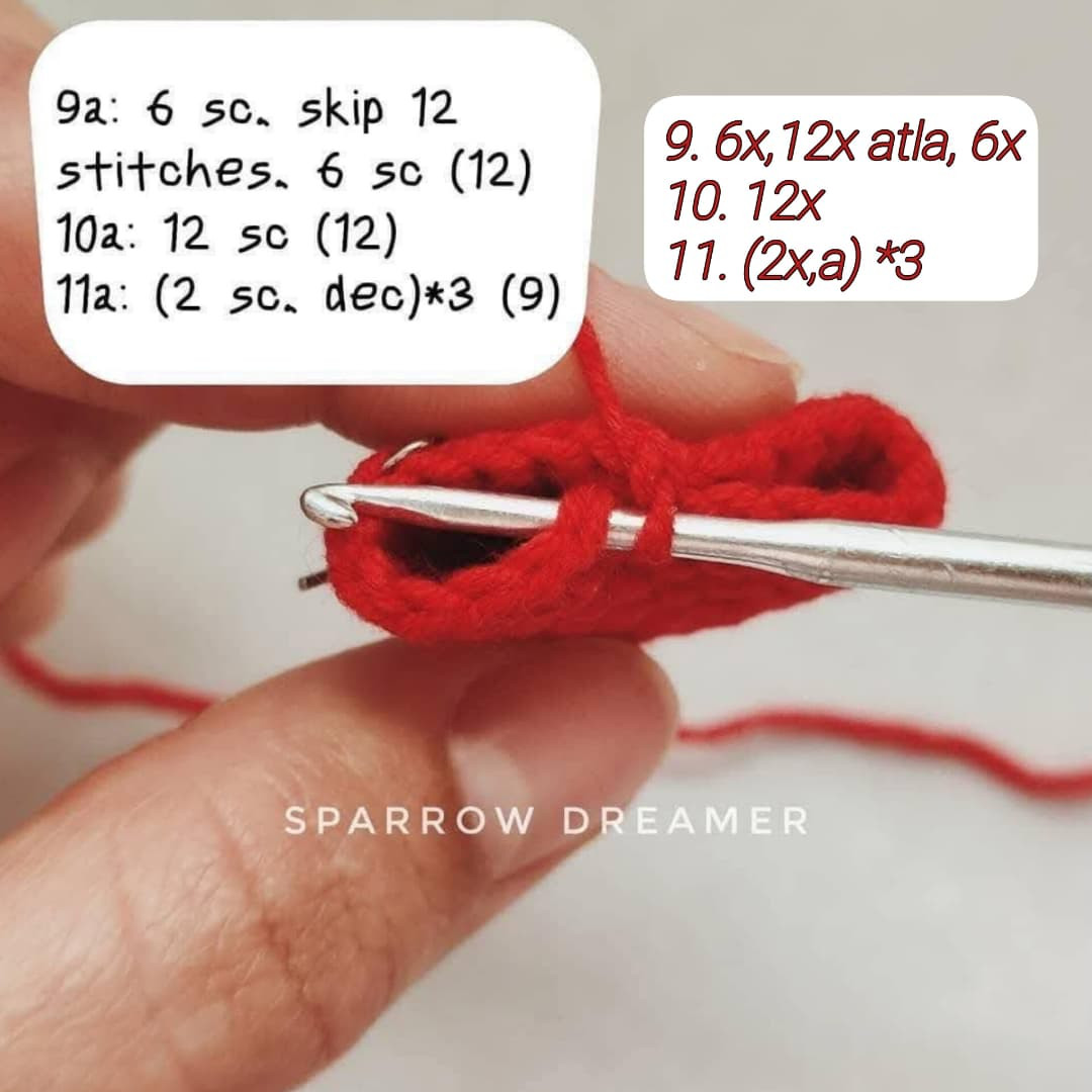 Ücretsiz Kalp Şeklinde Amigurumi Örgü Deseni Tarifi