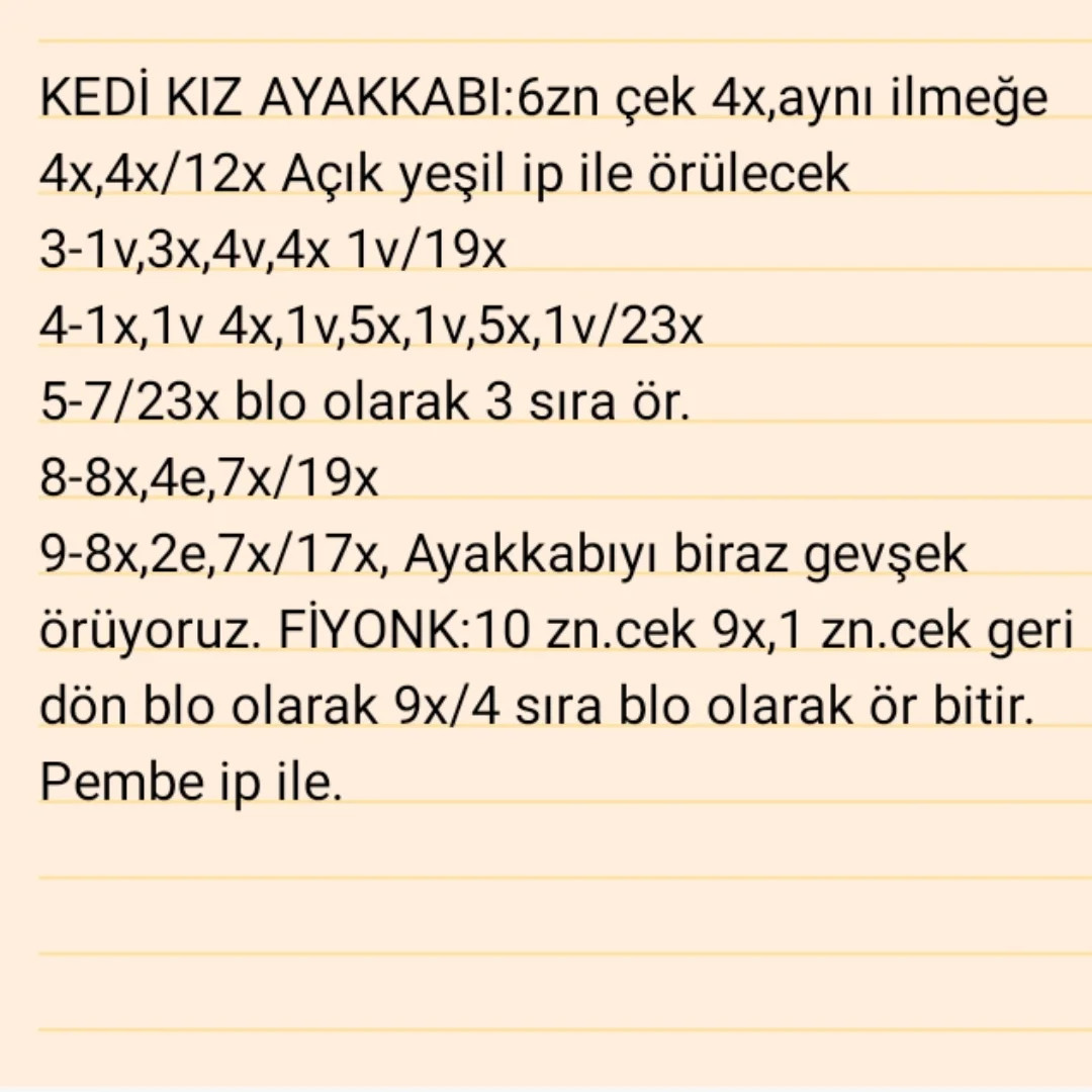 Ücretsiz Kedi Kız Amigurumi Tarifi: İlk Bölüm