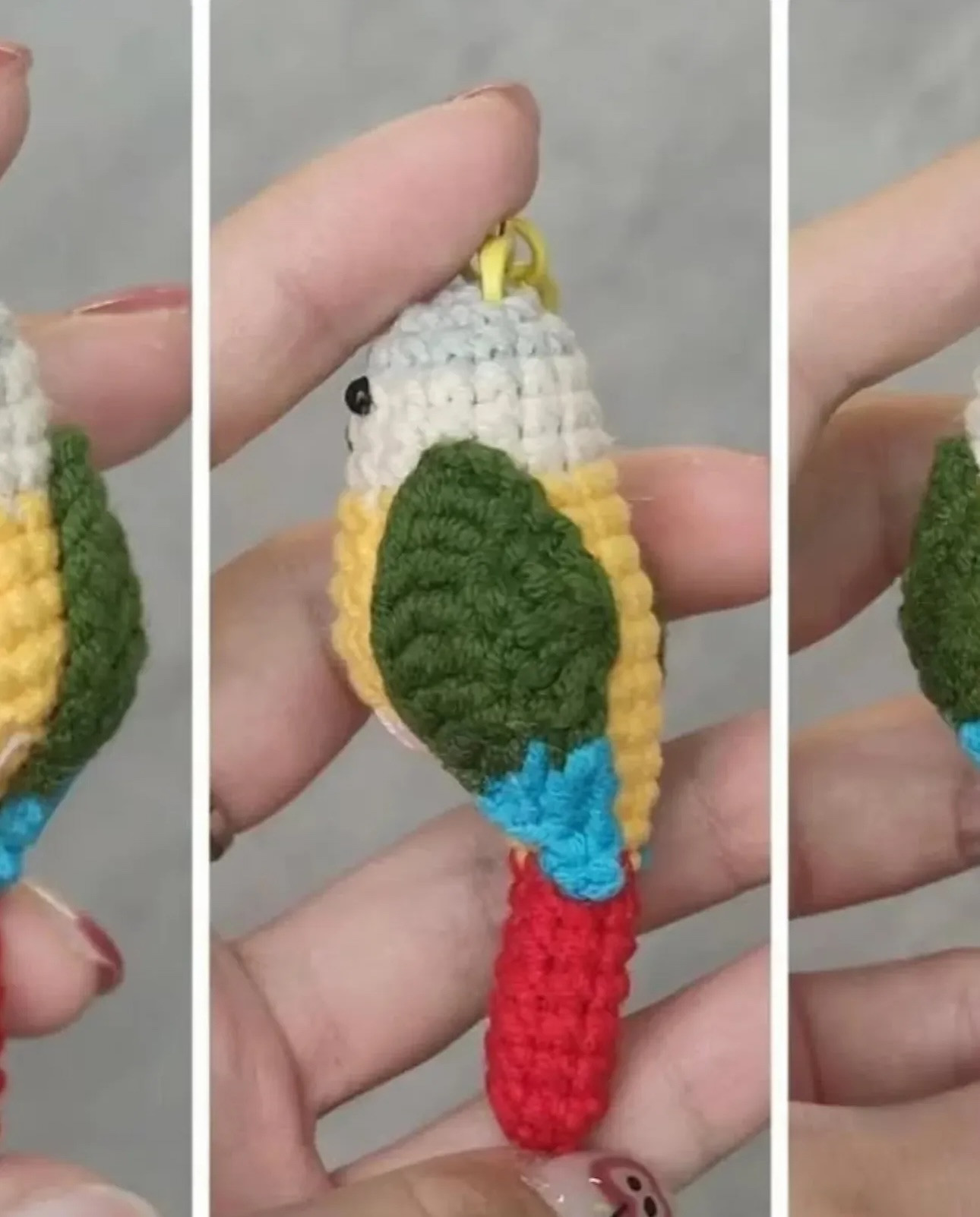 Ücretsiz Kuş Anahtarlık Amigurumi Tarifi: Renkli ve Sevimli Modeller