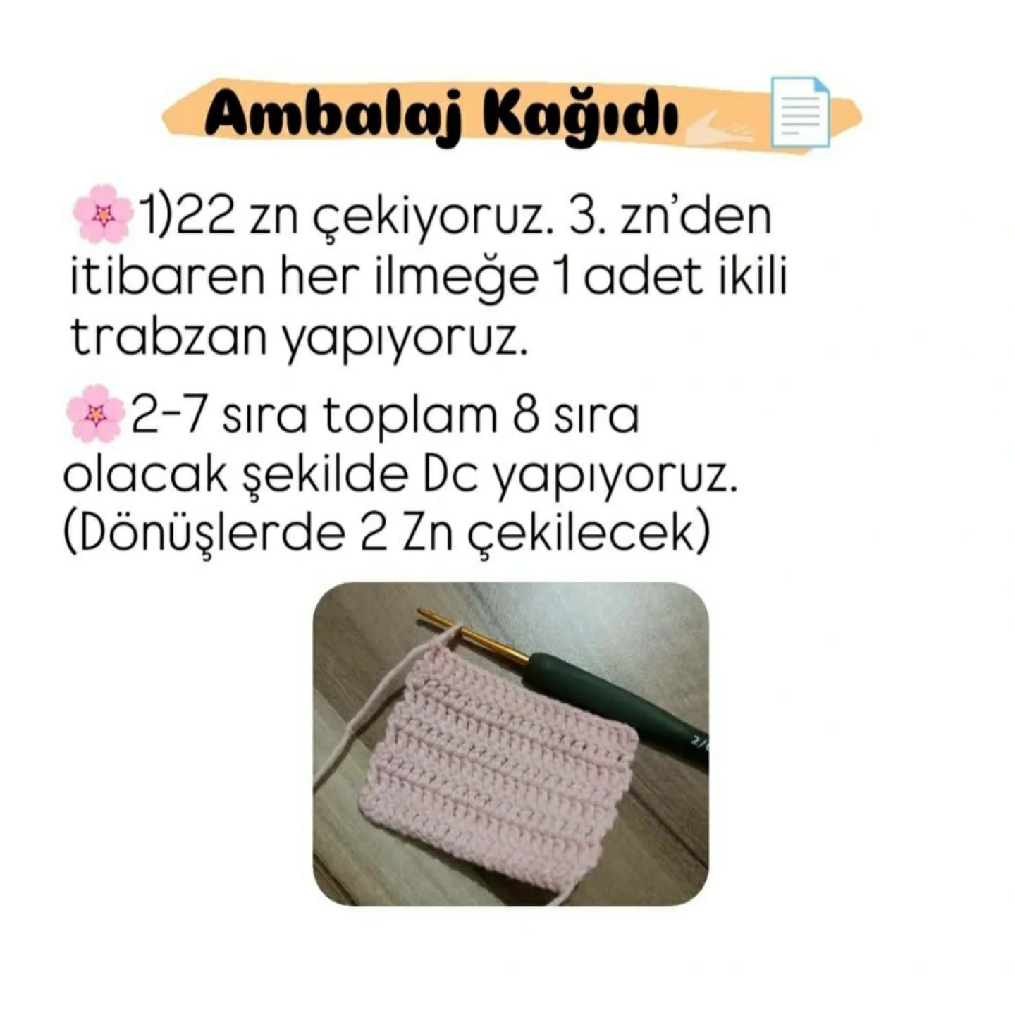 Ücretsiz Mini Buket Örgü Tarifi ve Yapılışı