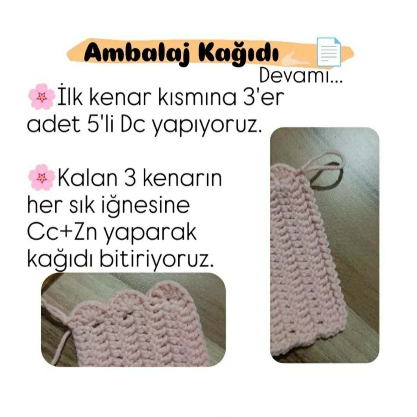 Ücretsiz Mini Buket Örgü Tarifi ve Yapılışı