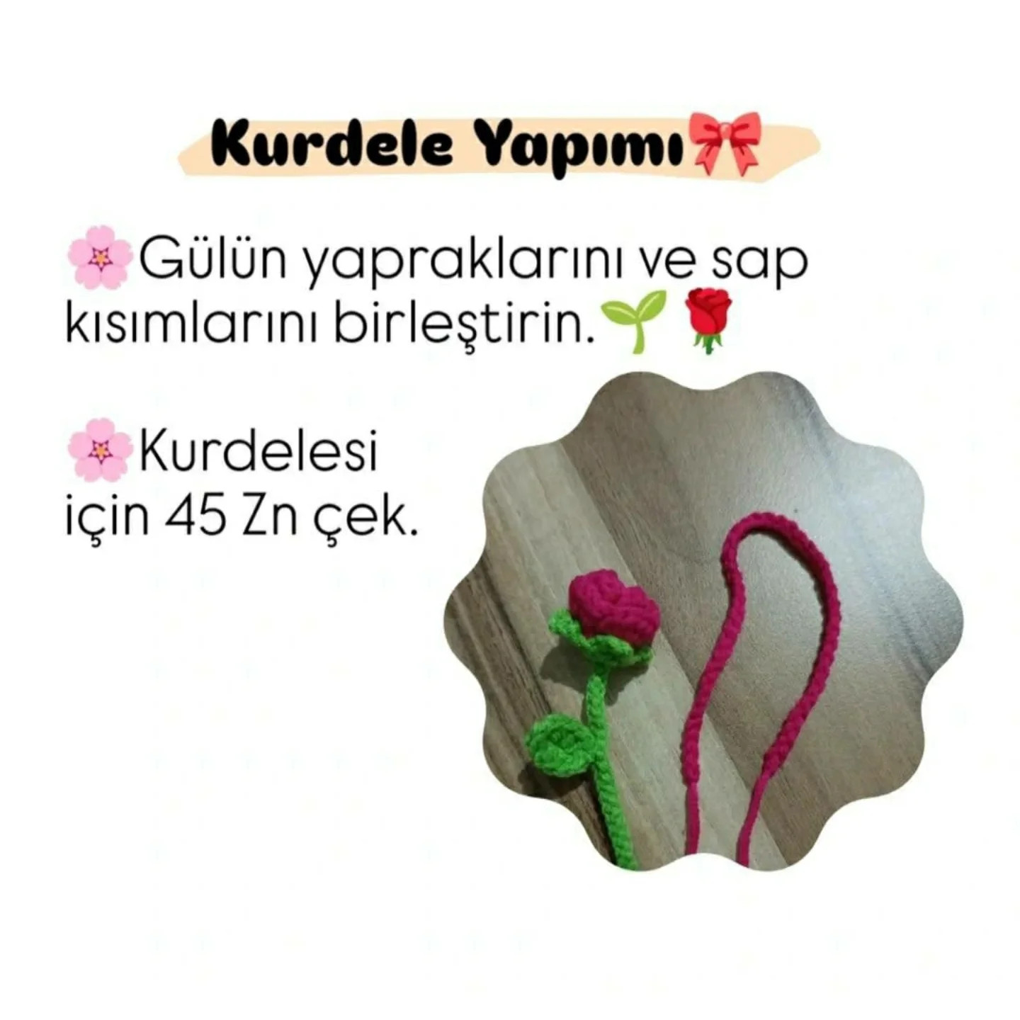 Ücretsiz Mini Buket Örgü Tarifi ve Yapılışı