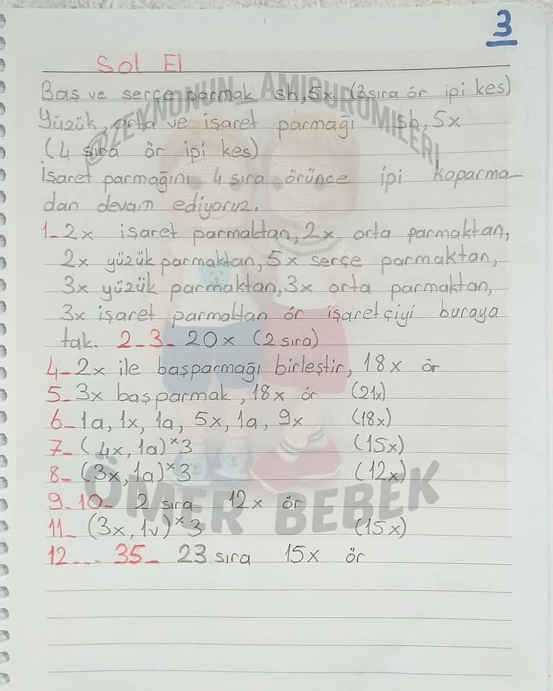 Ücretsiz Ömer Bebek Tarifi: Sevimli Amigurumi Oyuncakları Yapın