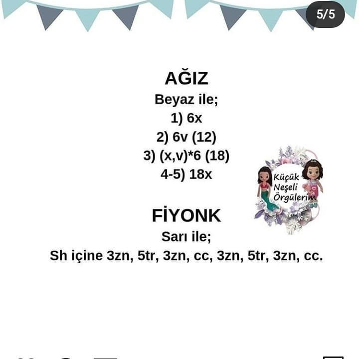 Ücretsiz Panda Başlıklı Amigurumi Bebek Çıngırağı Tarifi