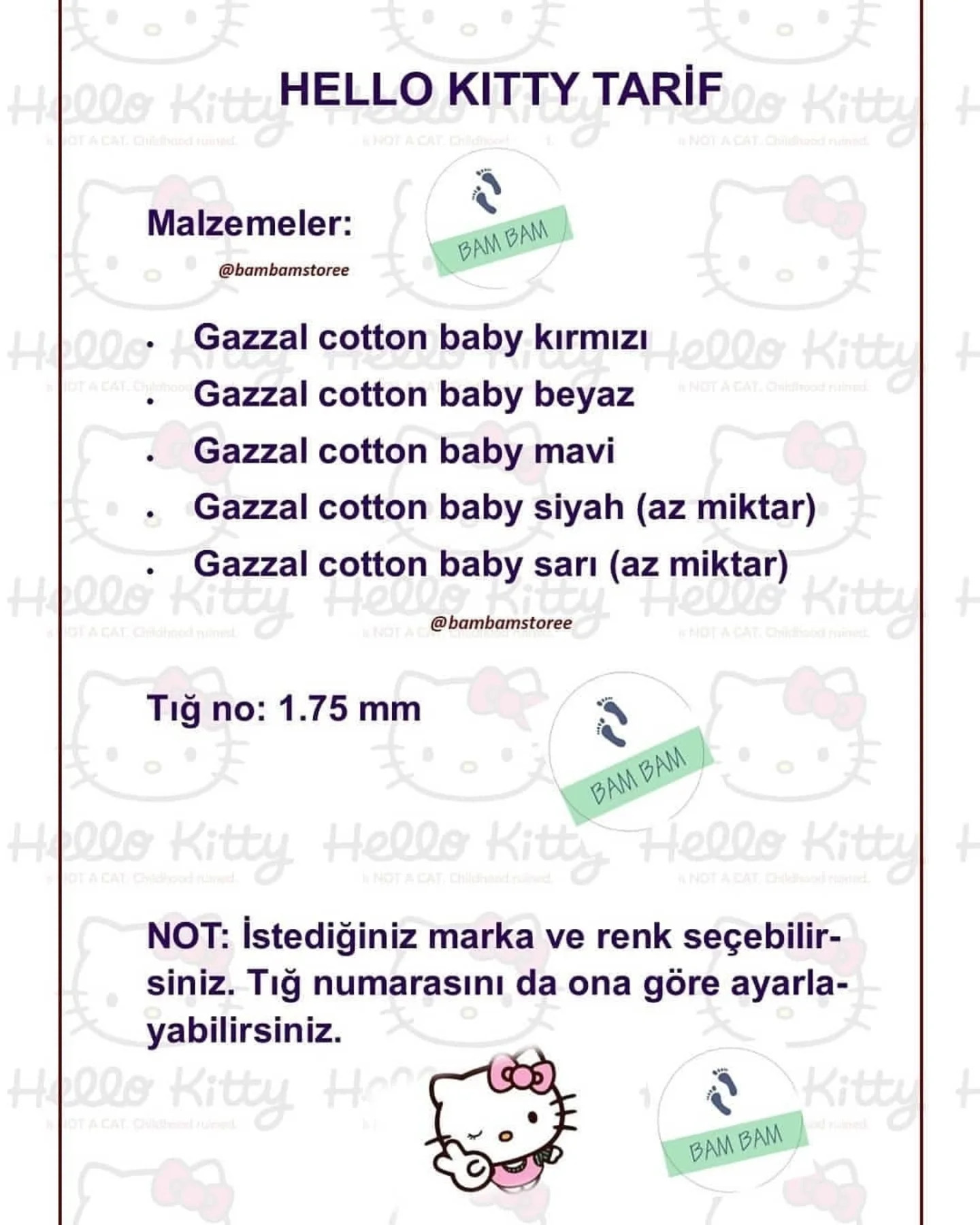Ücretsiz Tarif: Sevimli Kedi Amigurumi Modeli