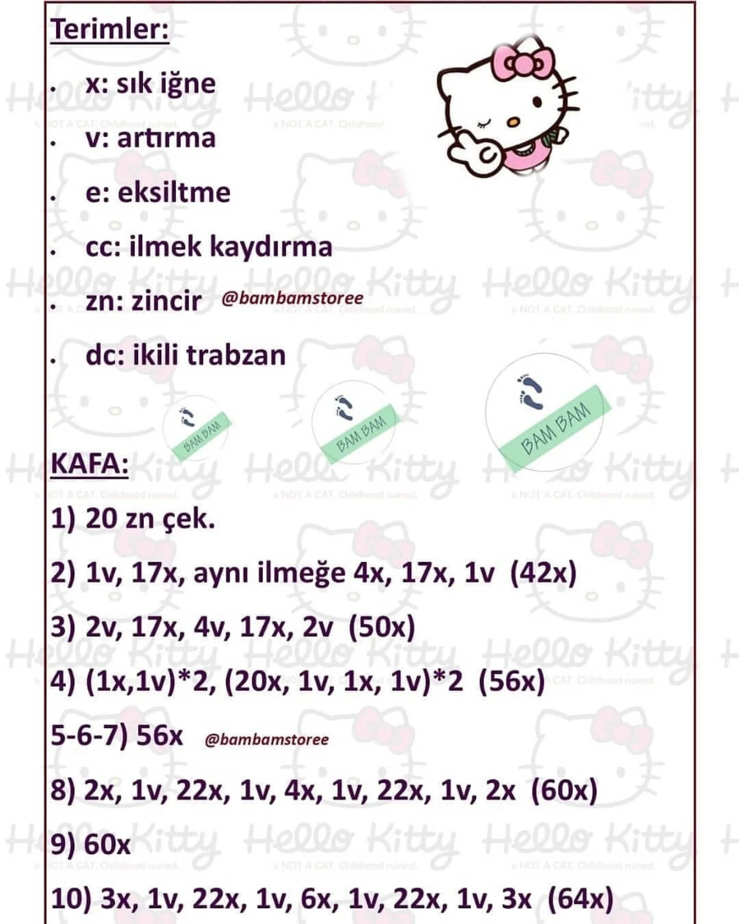 Ücretsiz Tarif: Sevimli Kedi Amigurumi Modeli