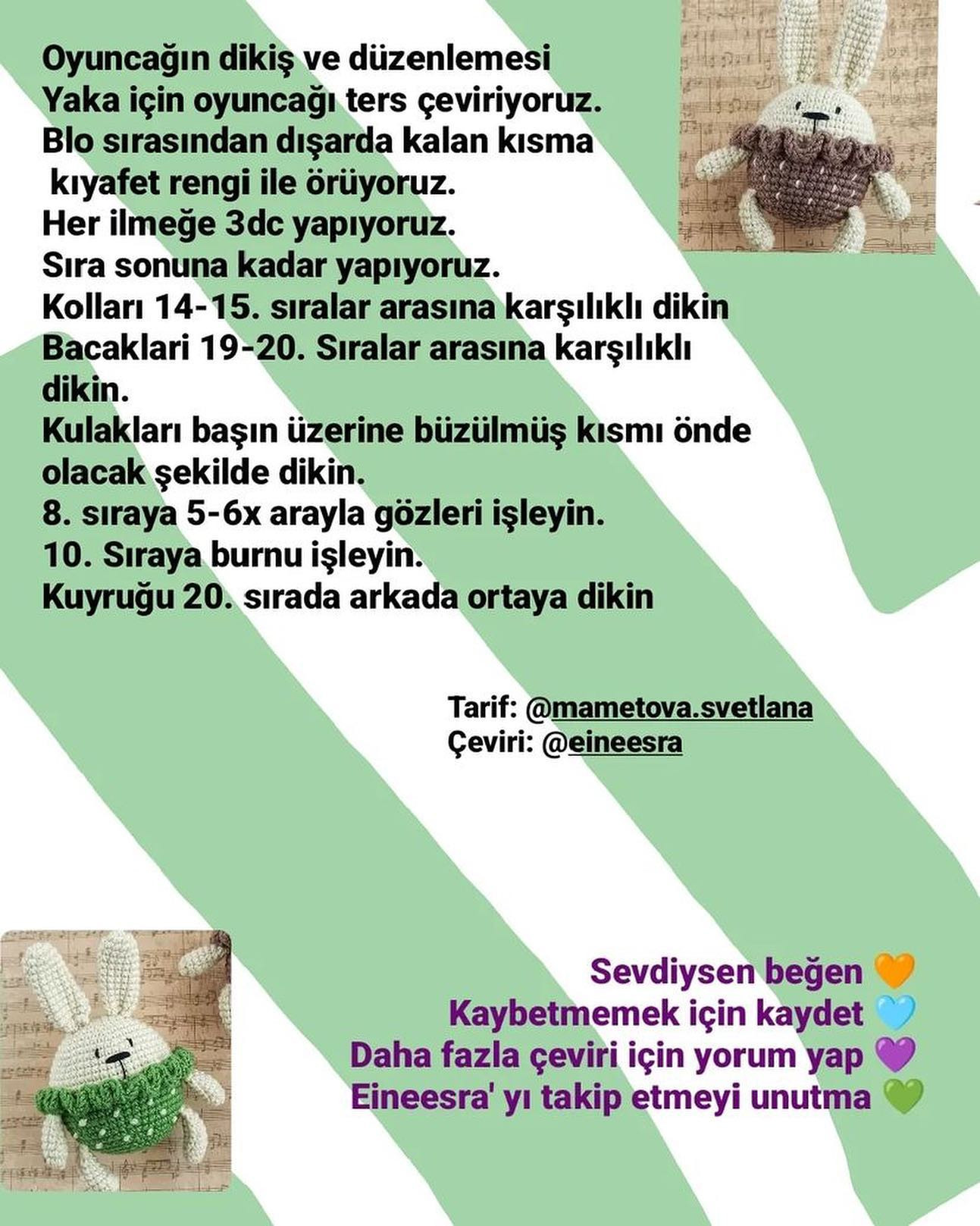Ücretsiz Tarif: Tavşan Amigurumi İçin Adım Adım Mükemmel Örgü Rehberi