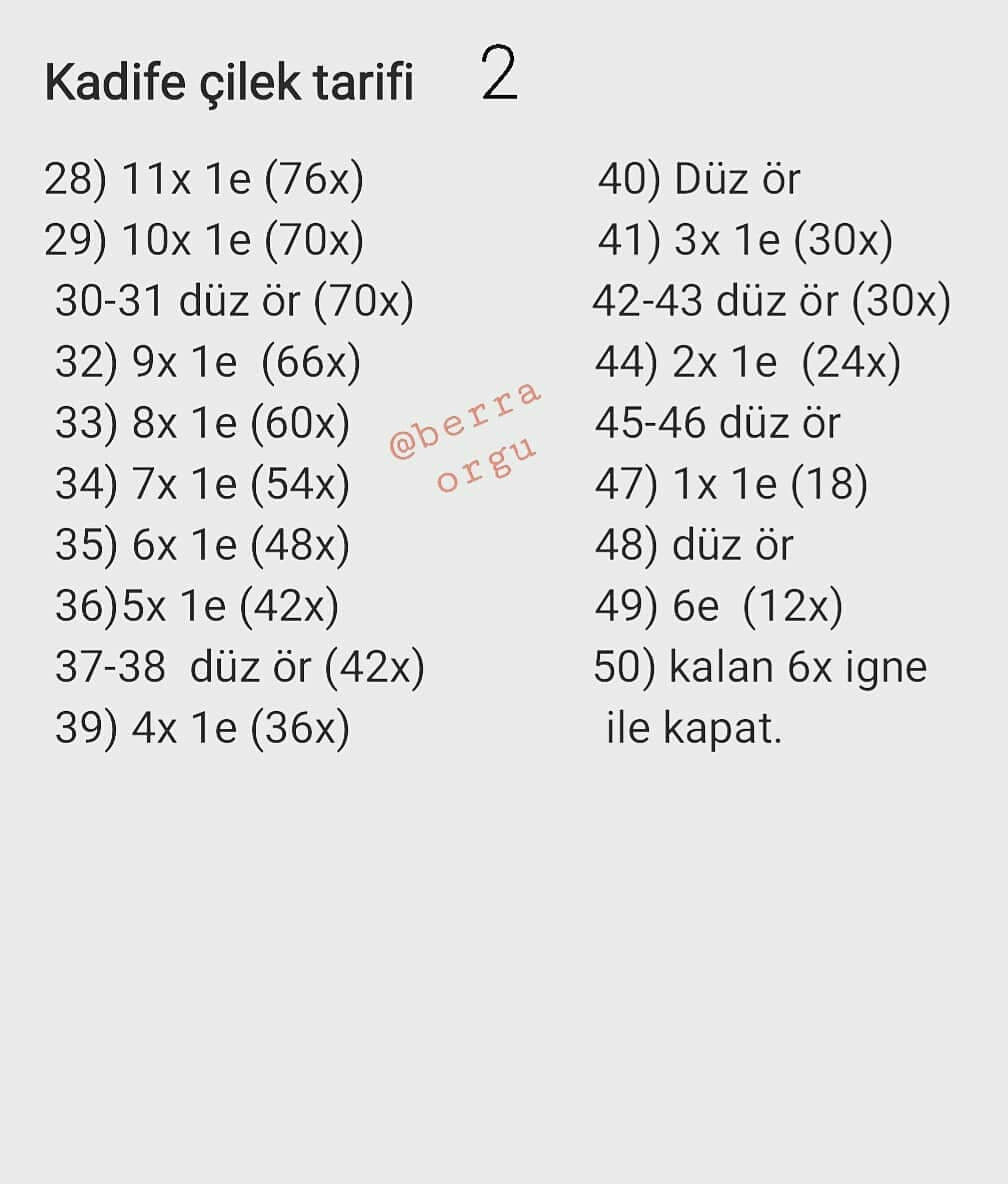 Ücretsiz Tarif: Tığ İşi Çilek Yapımı İçin Adım Adım Kılavuz