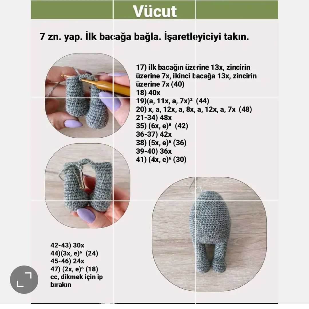 Ücretsiz Tavşan Amigurumi Tarifi: Sevimli Oyuncak Yapımı