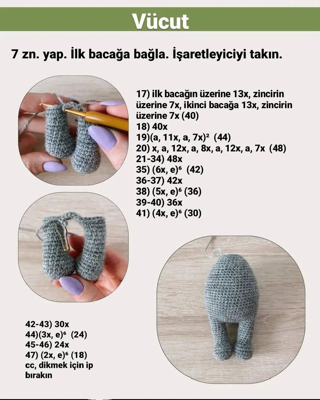 Ücretsiz Tavşan Amigurumi Tarifi: Sevimli Oyuncak Yapımı