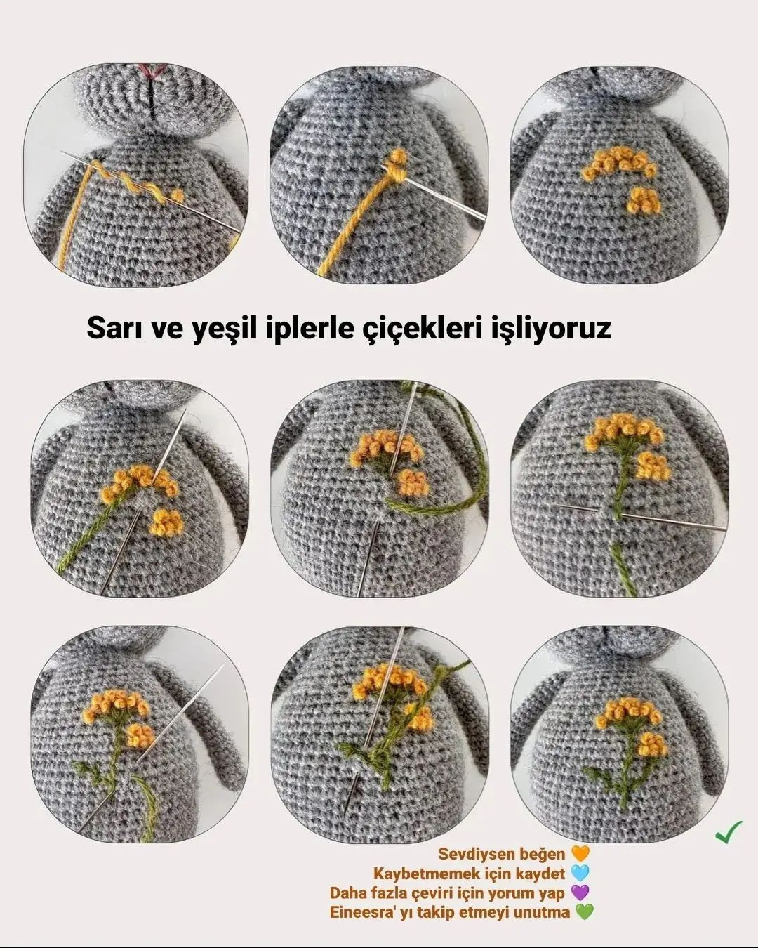 Ücretsiz Tavşan Amigurumi Tarifi: Sevimli Oyuncak Yapımı