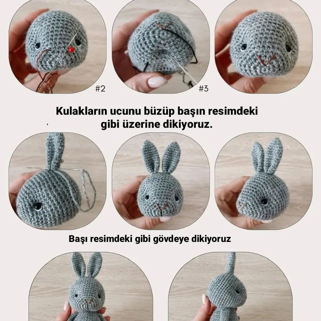 Ücretsiz Tavşan Amigurumi Tarifi: Sevimli Oyuncak Yapımı