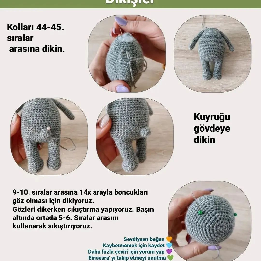 Ücretsiz Tavşan Amigurumi Tarifi: Sevimli Oyuncak Yapımı