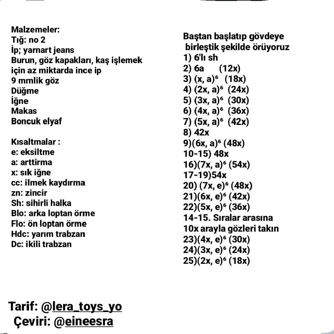 Ücretsiz Tavşan Amigurumi Tarifi: Sevimli Oyuncaklar Yapın