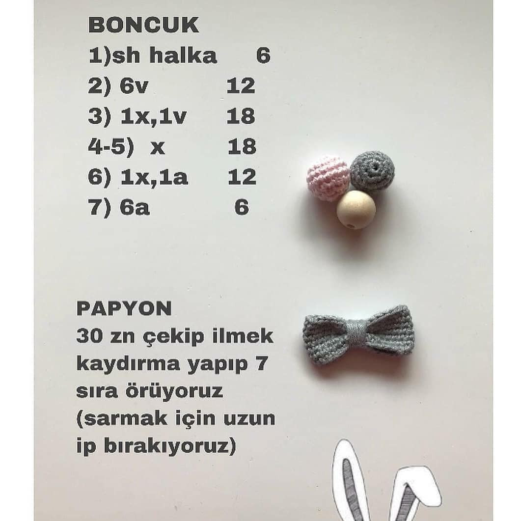 Ücretsiz Tavşan Emzik Askısı ve Çıngırak Tarifi İçin Adım Adım Kılavuz