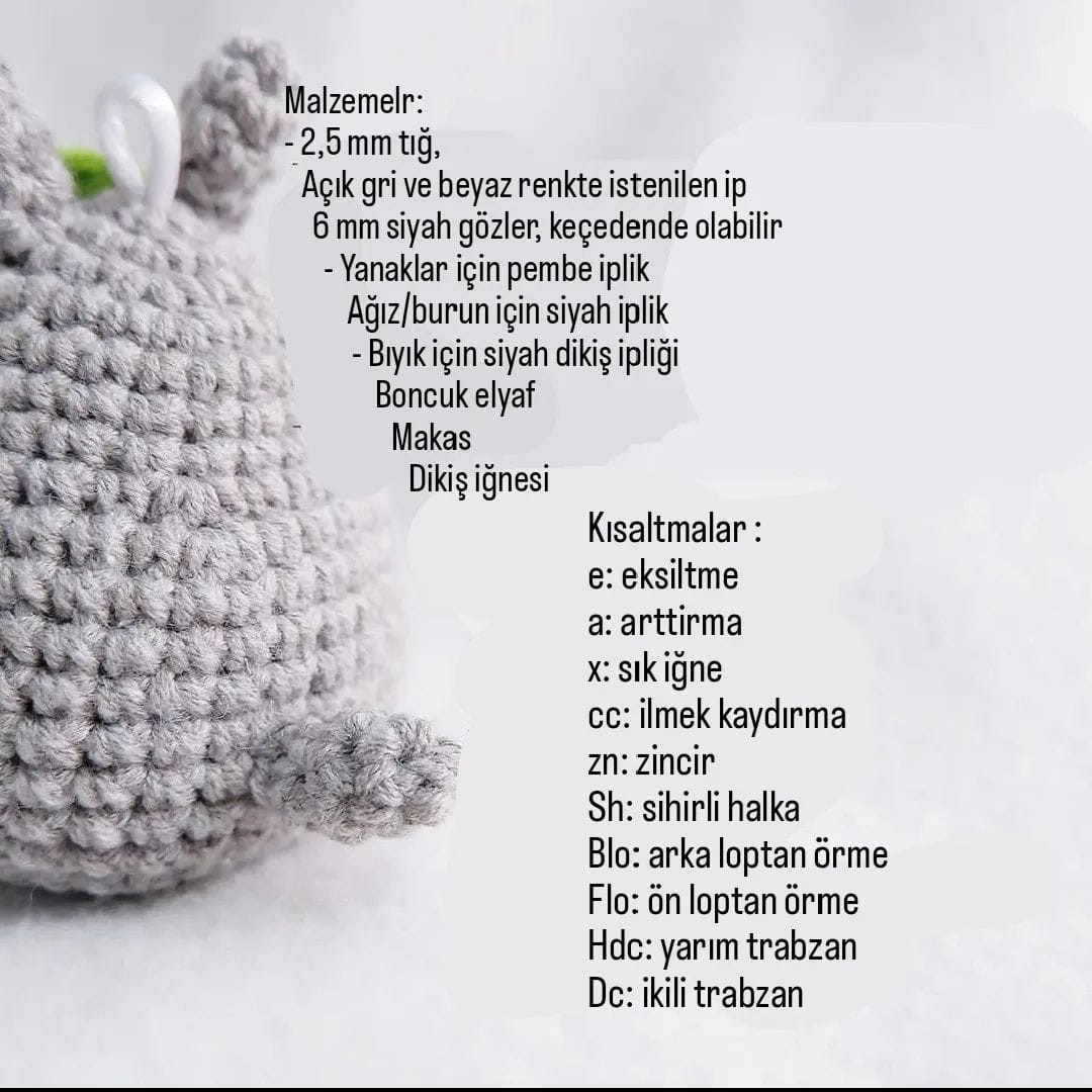 Ücretsiz Totoro Amigurumi Tarifiyle Sevimli Oyuncak Yapımı