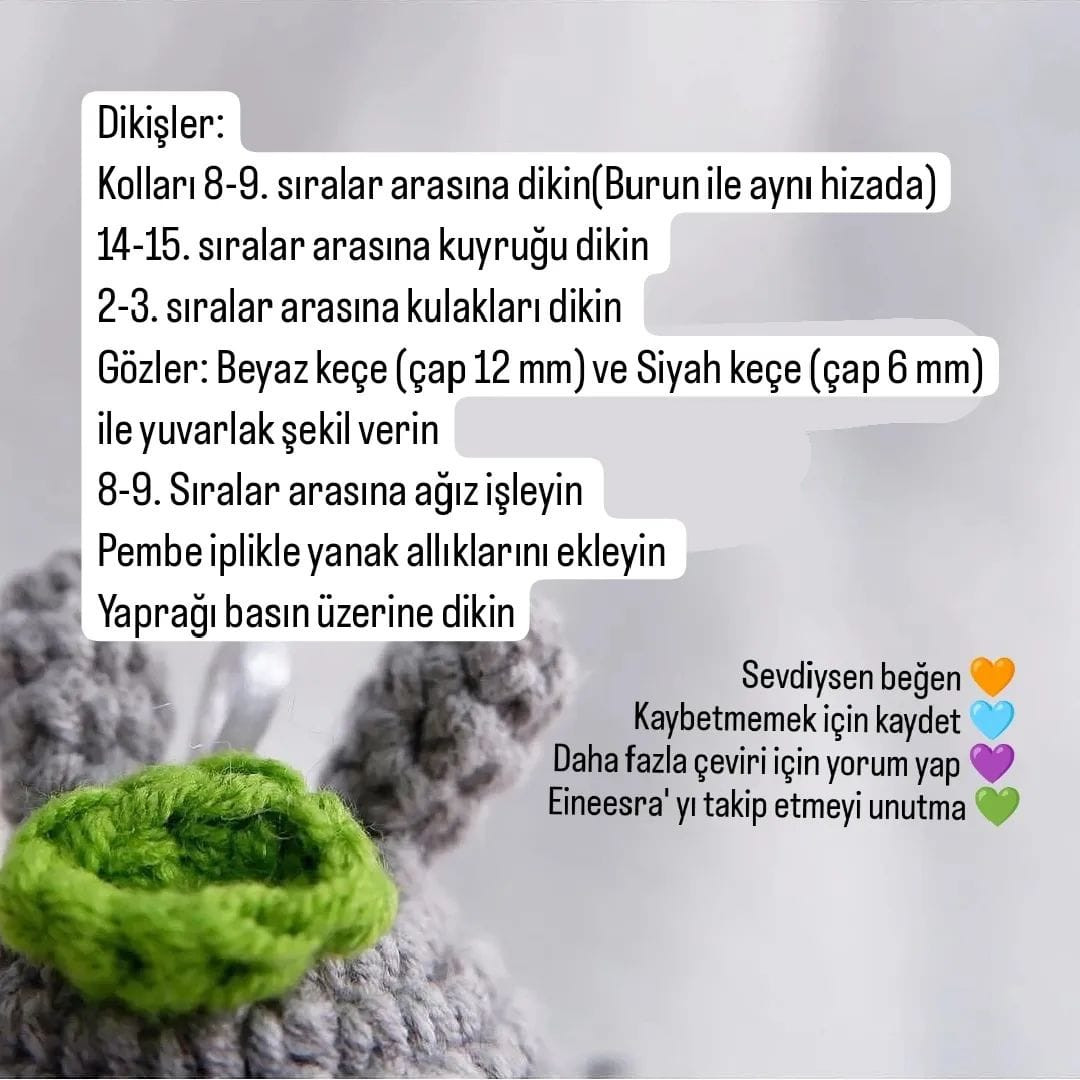 Ücretsiz Totoro Amigurumi Tarifiyle Sevimli Oyuncak Yapımı