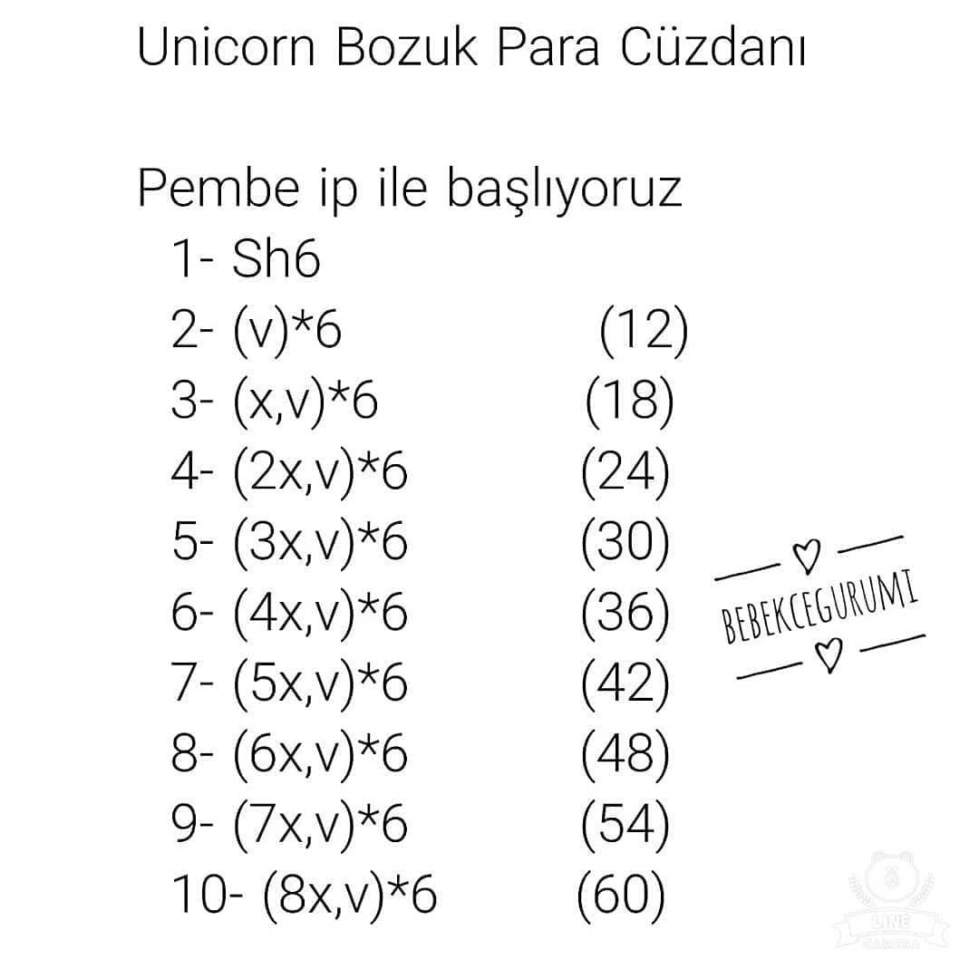 Ücretsiz Unicorn Bozuk Para Cüzdanı Tarifi: Sevimli ve Kolay Yapım
