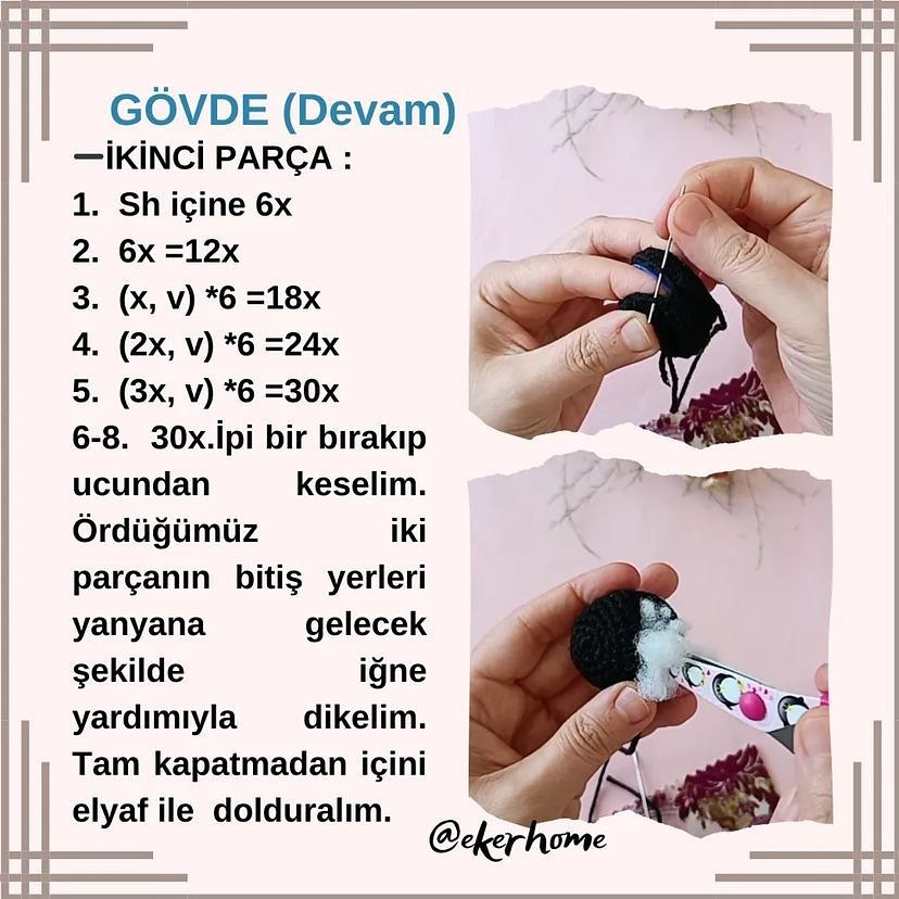 Uğur Böceği Amigurumi: Adım Adım Ücretsiz Örgü Tarifi