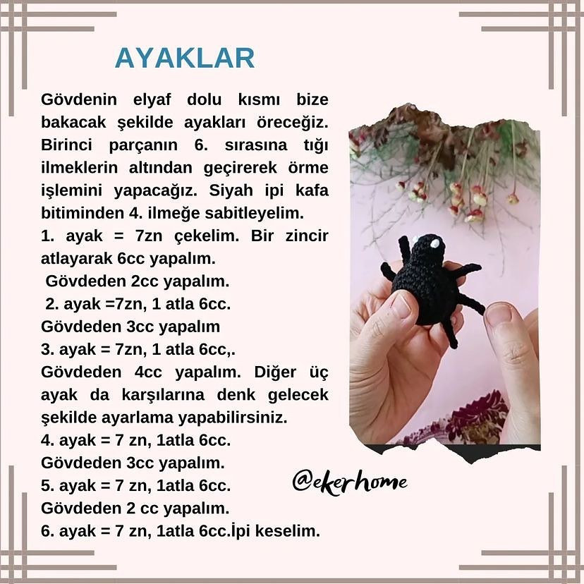 Uğur Böceği Amigurumi: Adım Adım Ücretsiz Örgü Tarifi