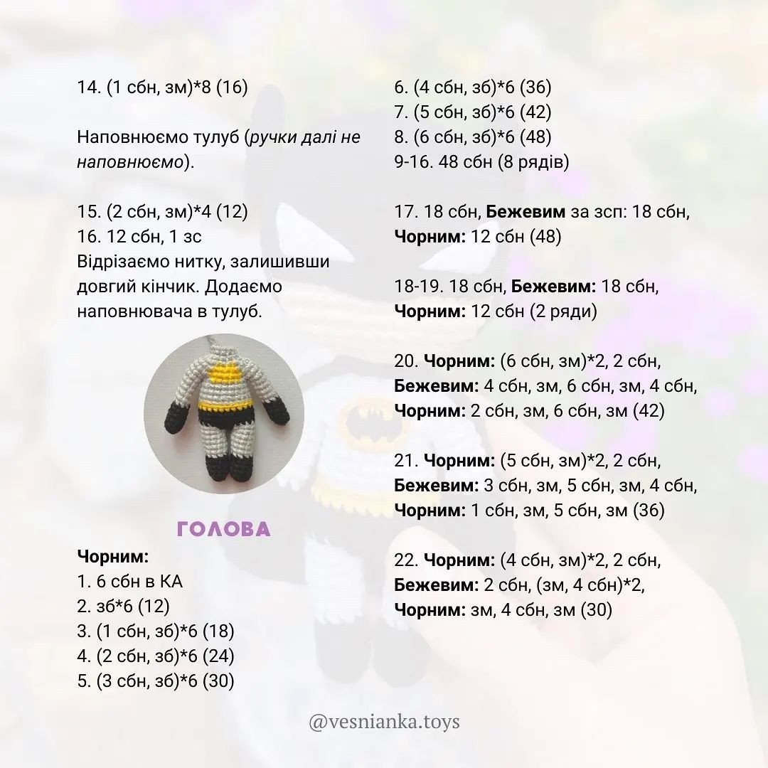 Вязание крючком: Как сделать игрушку супергероя