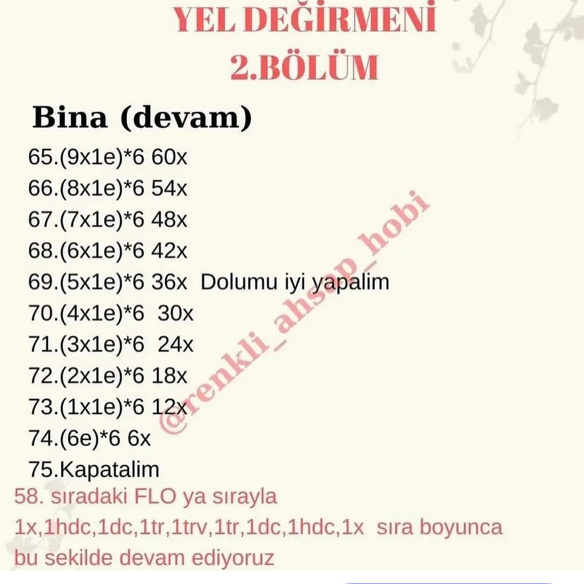 Yel Değirmeni Şeklinde Zarif Amigurumi Tasarım Rehberi