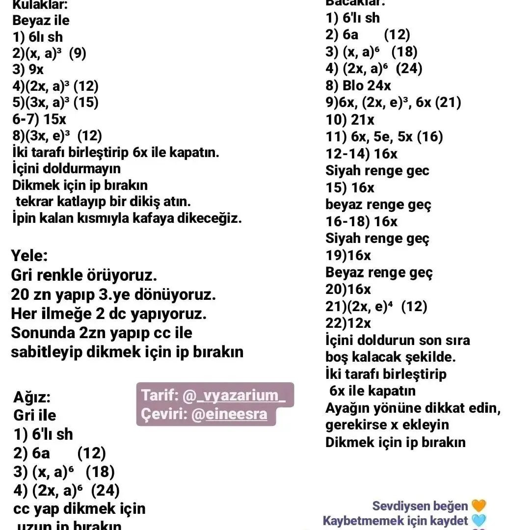 Zebra Amigurumi Oyuncak Yapımı İçin Adım Adım Rehber