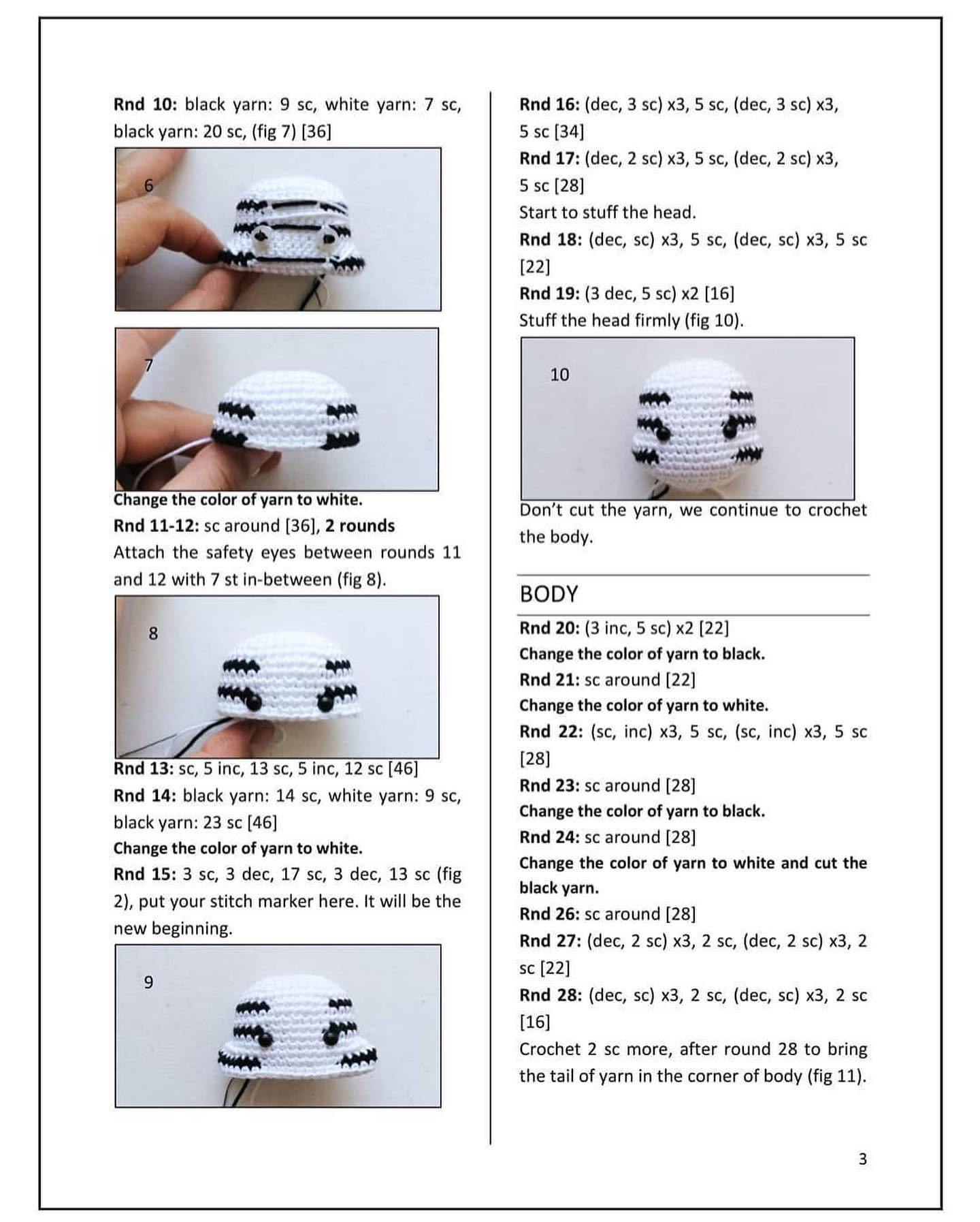 Zebra Crochet Pattern: Step-by-Step Guide with Materials and Abbreviations