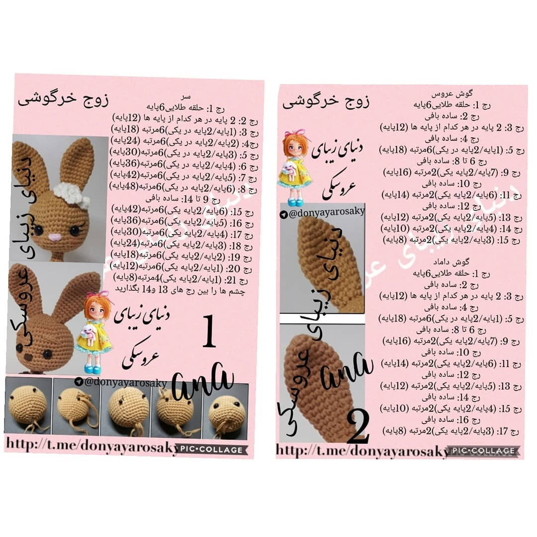 زوج خرگوشی دوست‌داشتنی برای عروسی