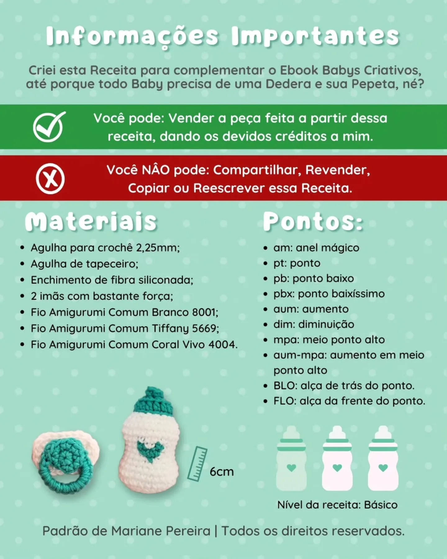 Adorable Amigurumi Baby with Pacifier and Bottle Crochet Pattern