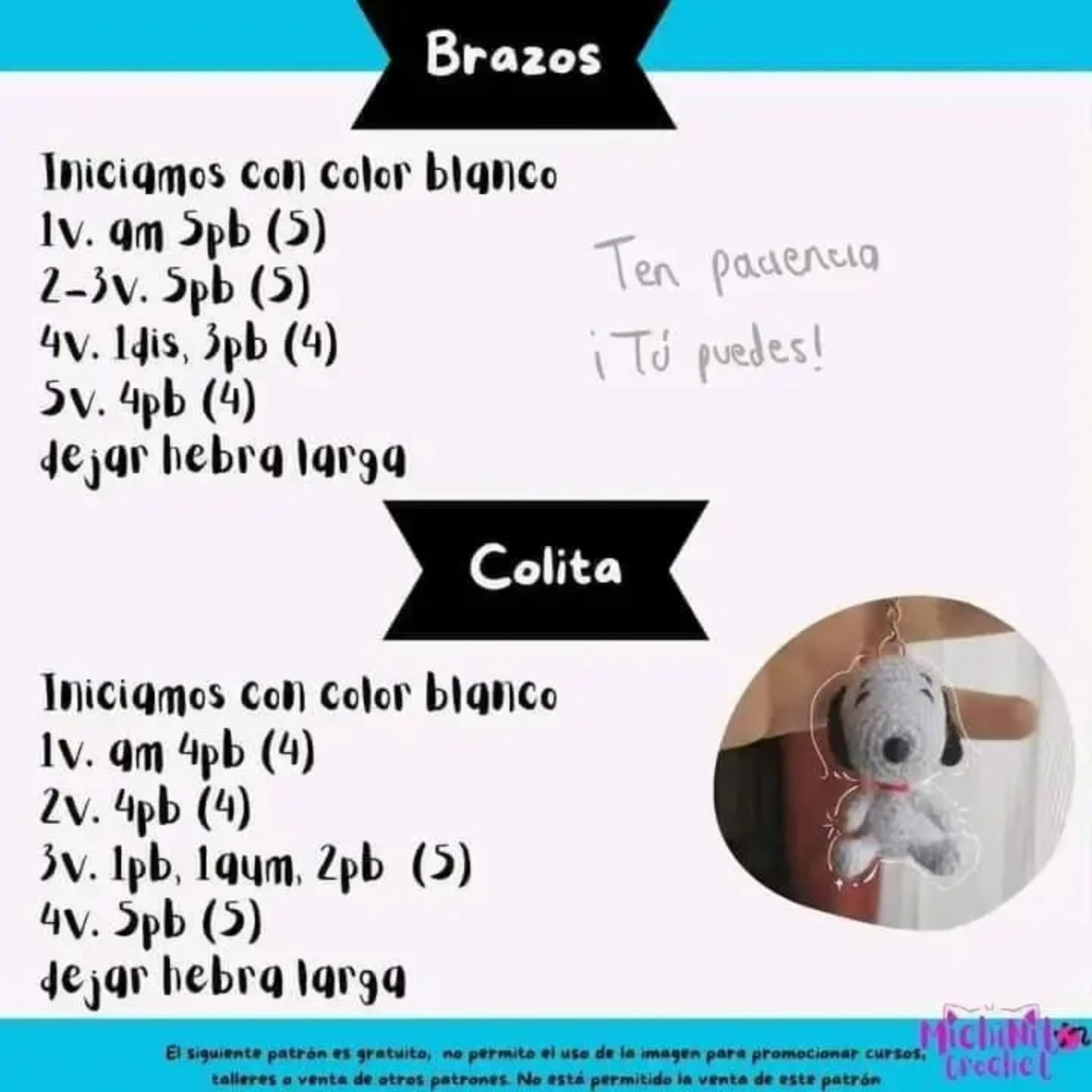 Adorable Amigurumi Snoopy Crochet Keychain Pattern Tutorial