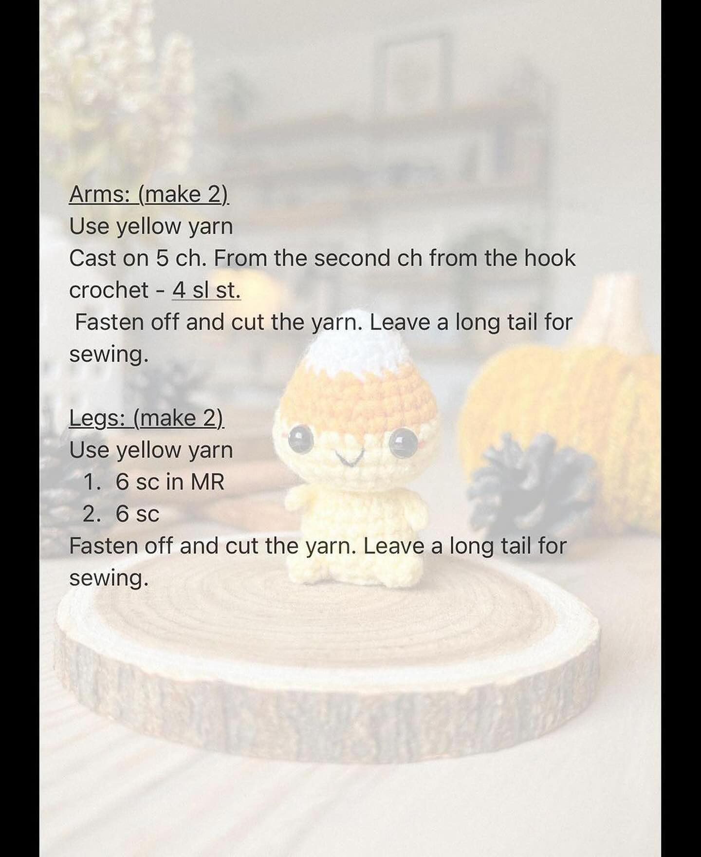 Adorable Candy Corn Amigurumi Crochet Pattern for Halloween