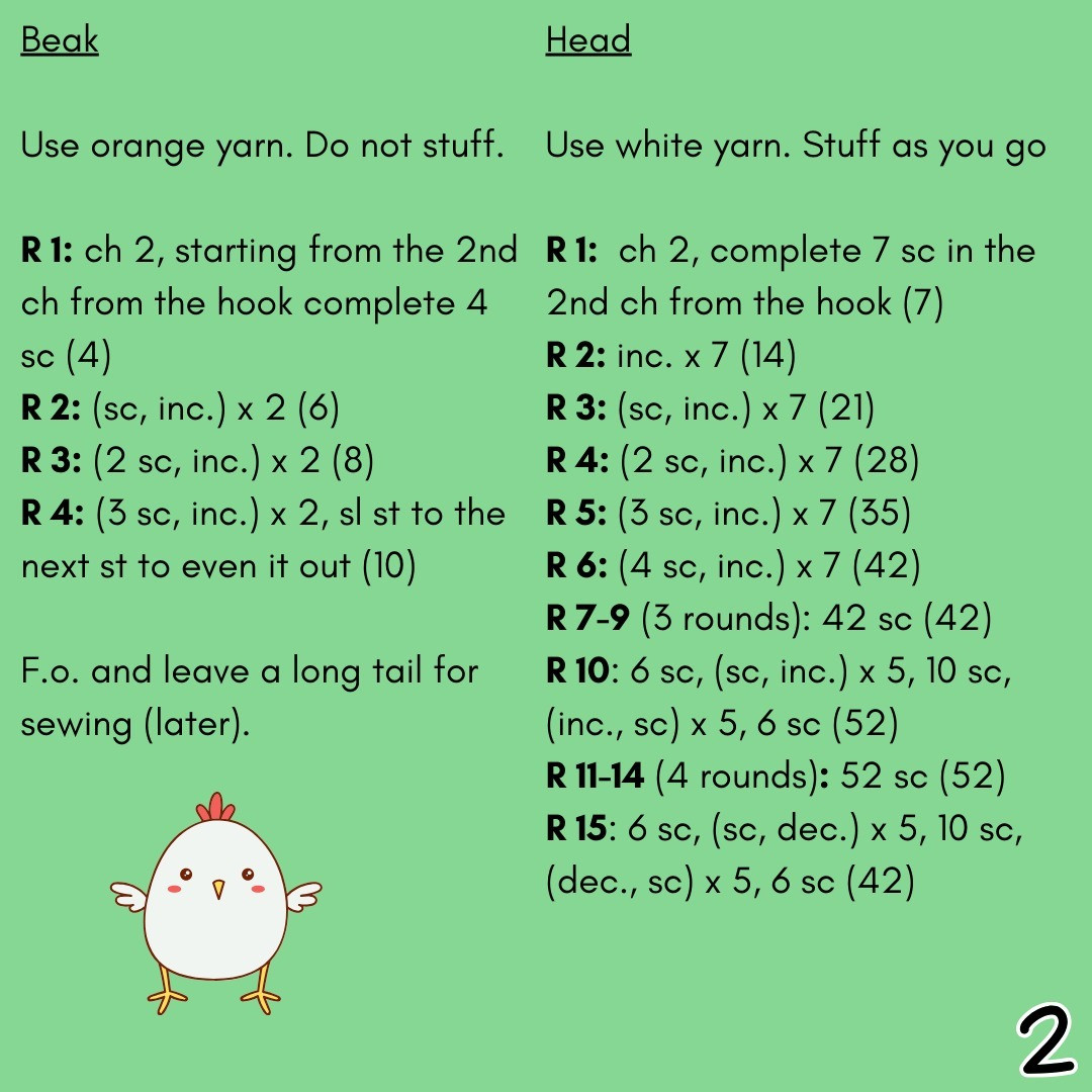 Adorable Chicken Rattle Crochet Pattern Tutorial for Beginners