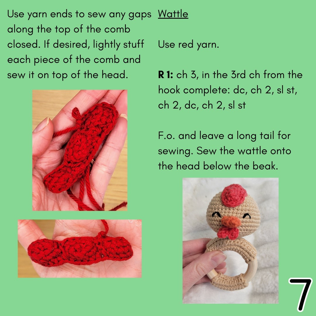 Adorable Chicken Rattle Crochet Pattern Tutorial for Beginners