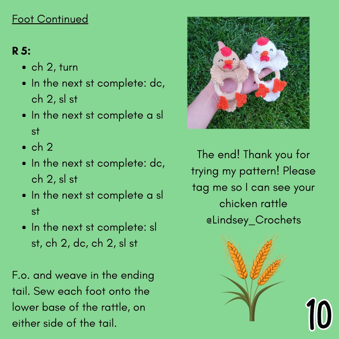 Adorable Chicken Rattle Crochet Pattern Tutorial for Beginners