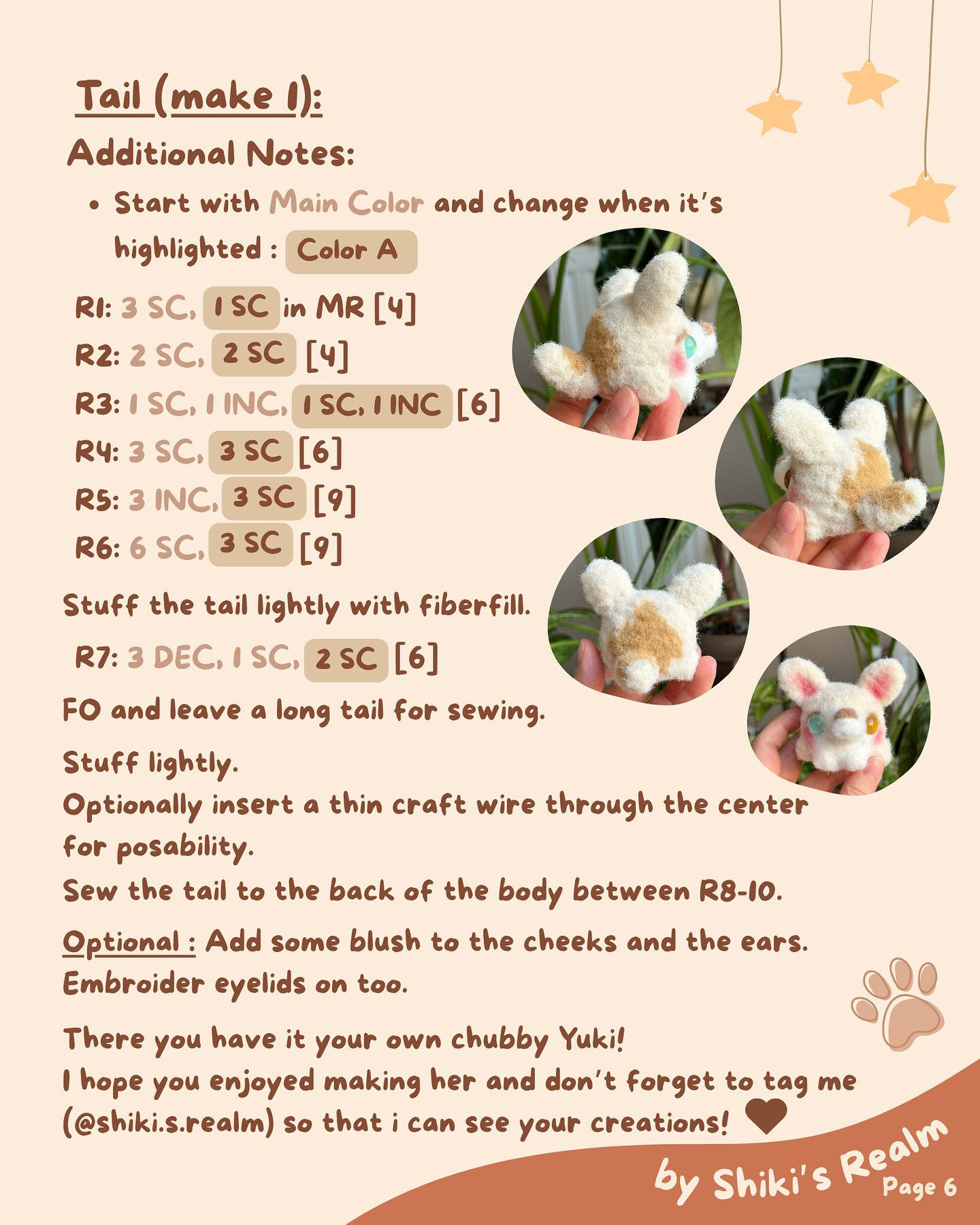 Adorable Chunky Yuki Crochet Pattern for Beginners
