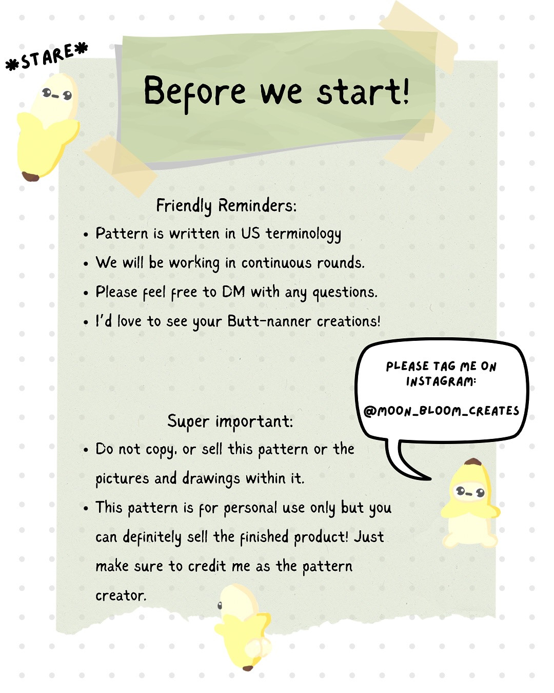 Adorable Crochet Banana Plush Pattern for Beginners