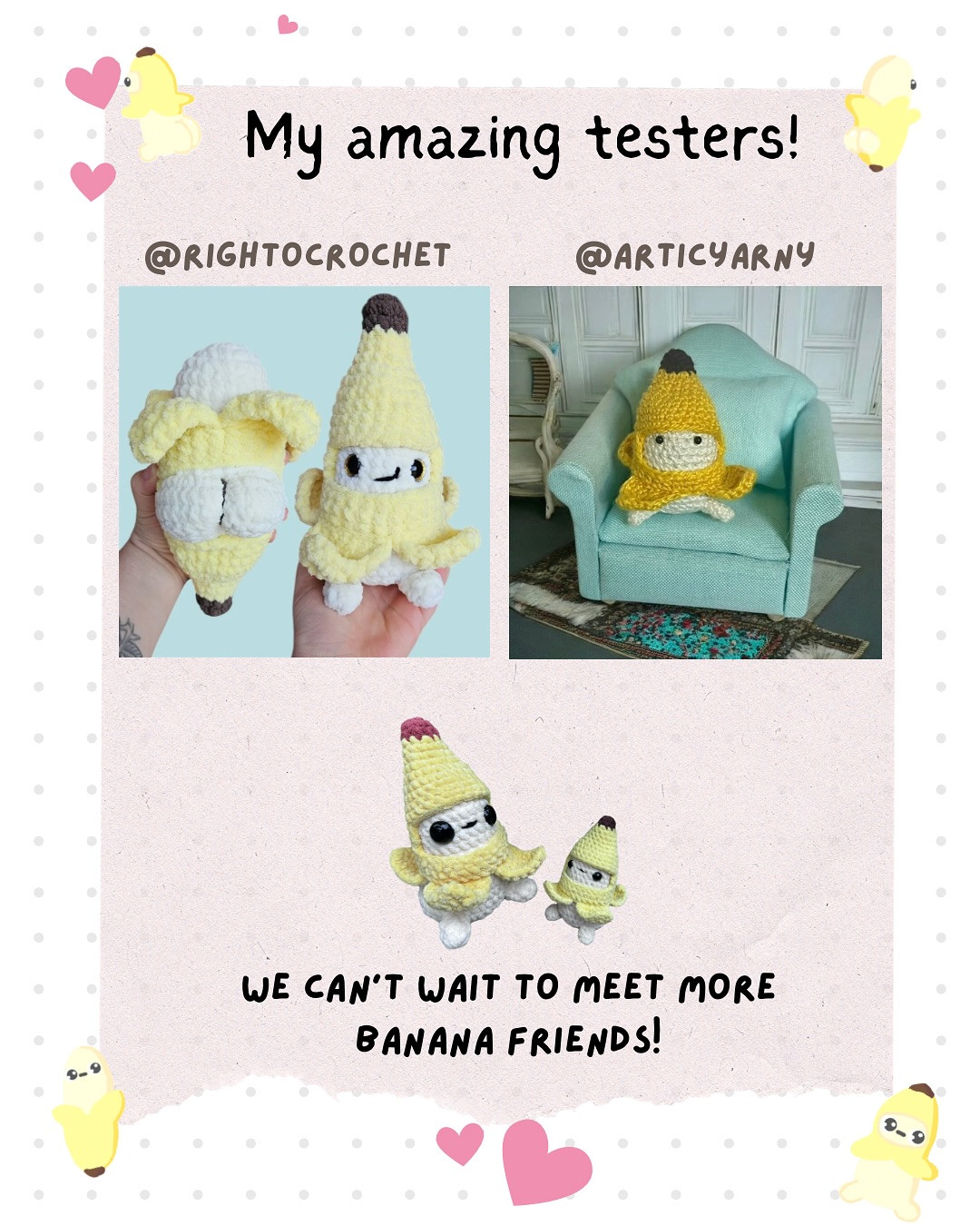 Adorable Crochet Banana Plush Pattern for Beginners