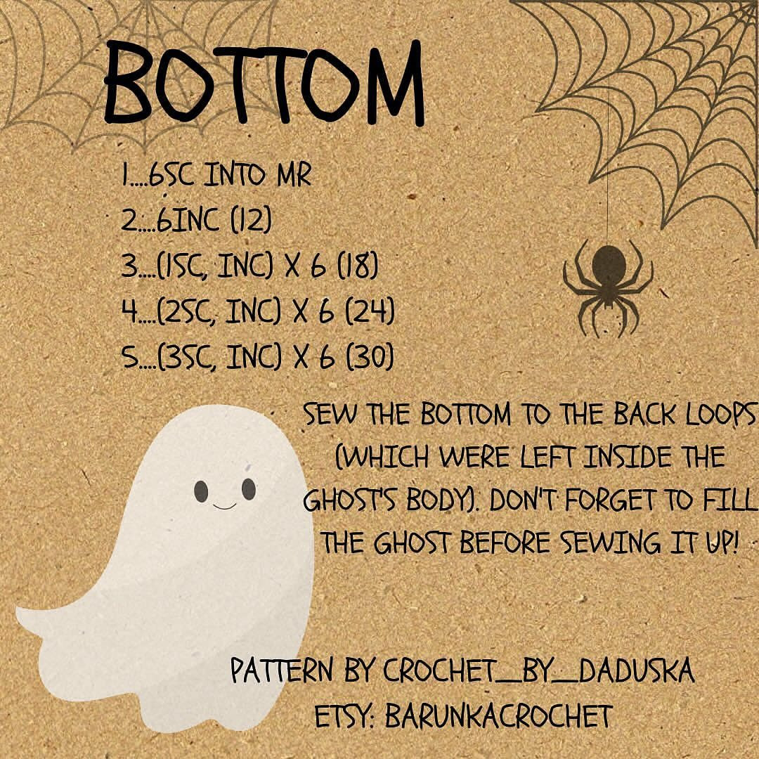 Adorable Crochet Ghost Free Pattern for Beginners