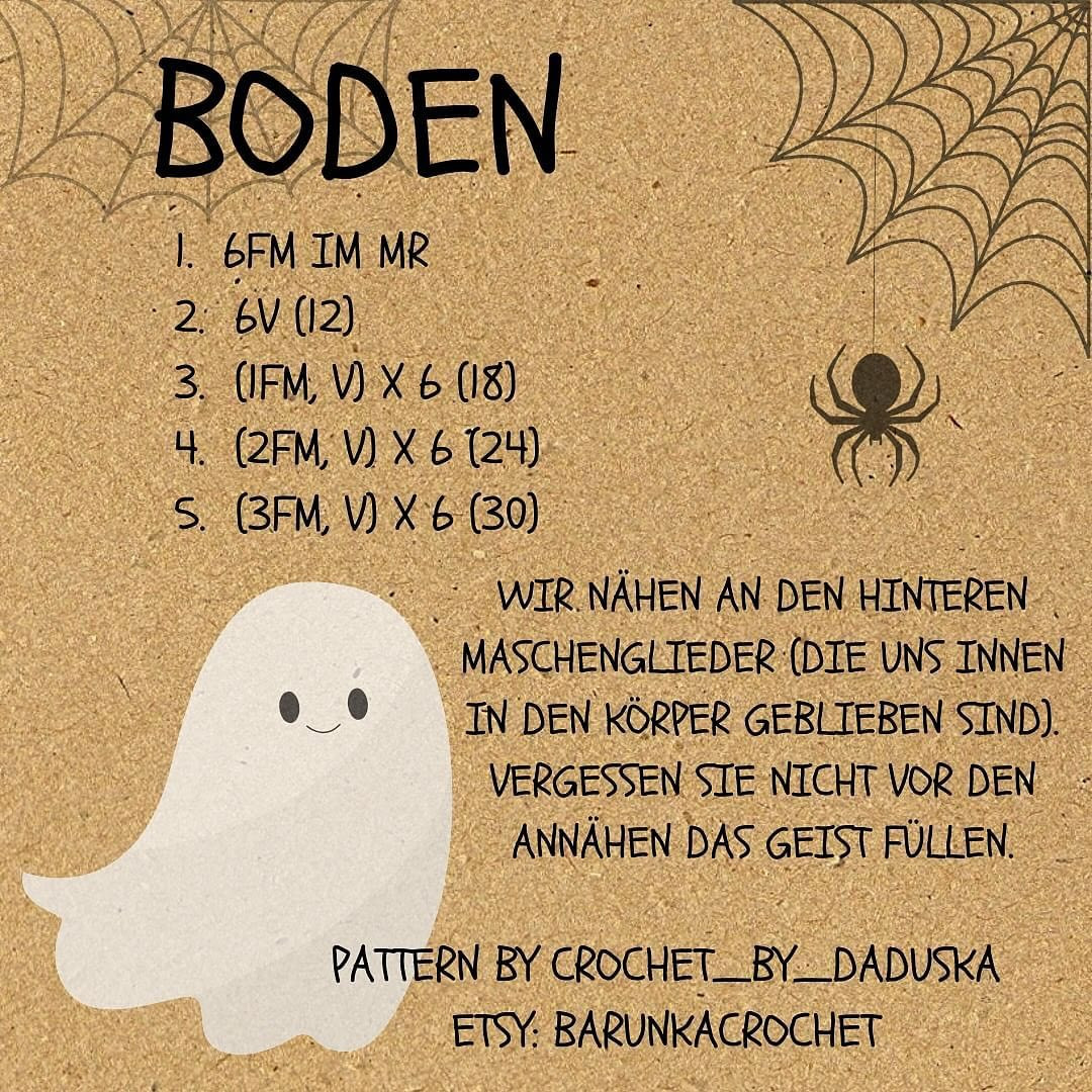 Adorable Crochet Ghost Free Pattern for Beginners