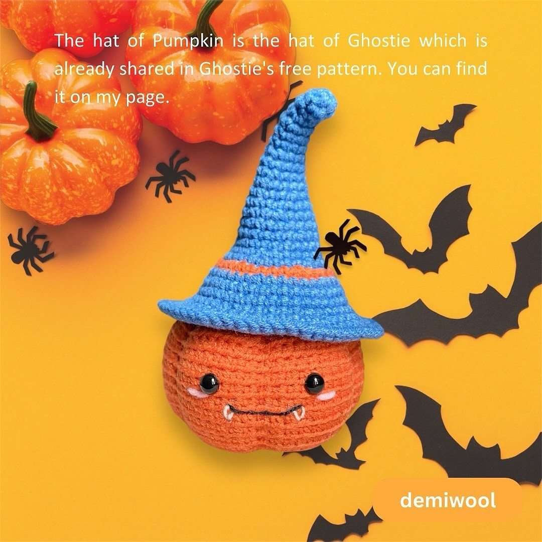 Adorable Crochet Halloween Pumpkin and Friends Pattern