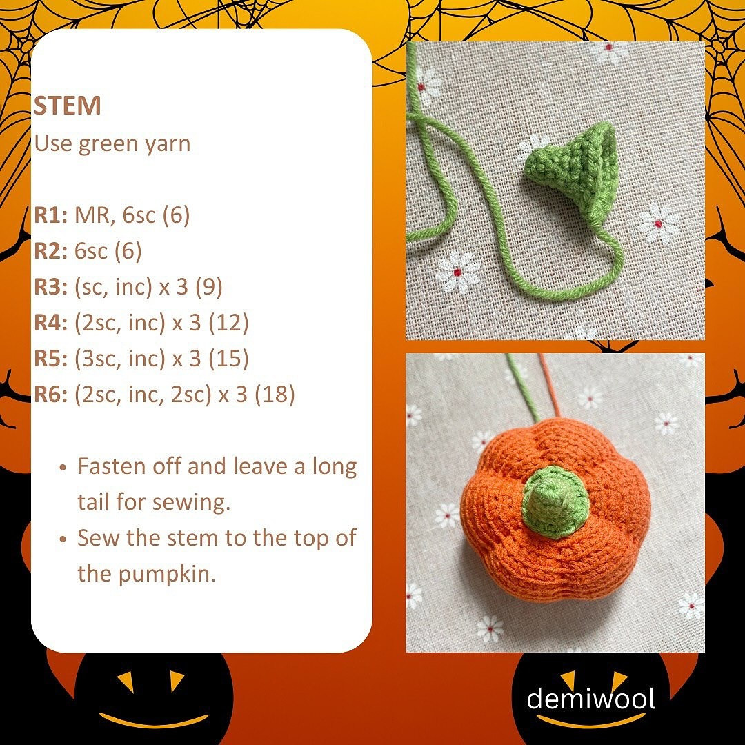 Adorable Crochet Halloween Pumpkin and Friends Pattern
