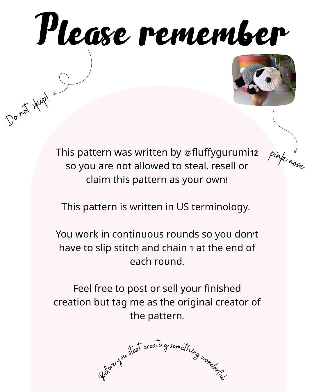 Adorable Crochet Opossum Pattern for Beginners and Experts
