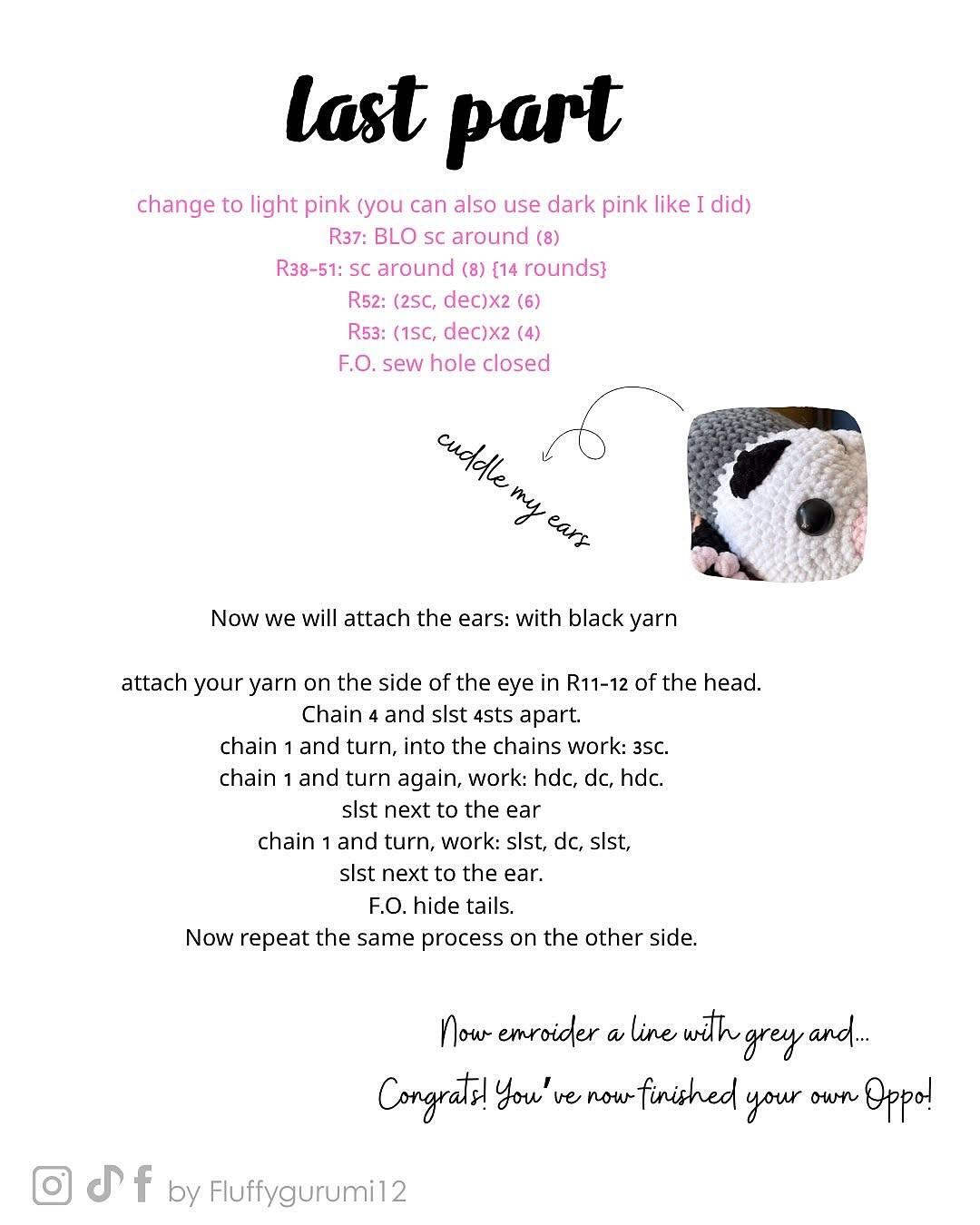 Adorable Crochet Opossum Pattern for Beginners and Experts