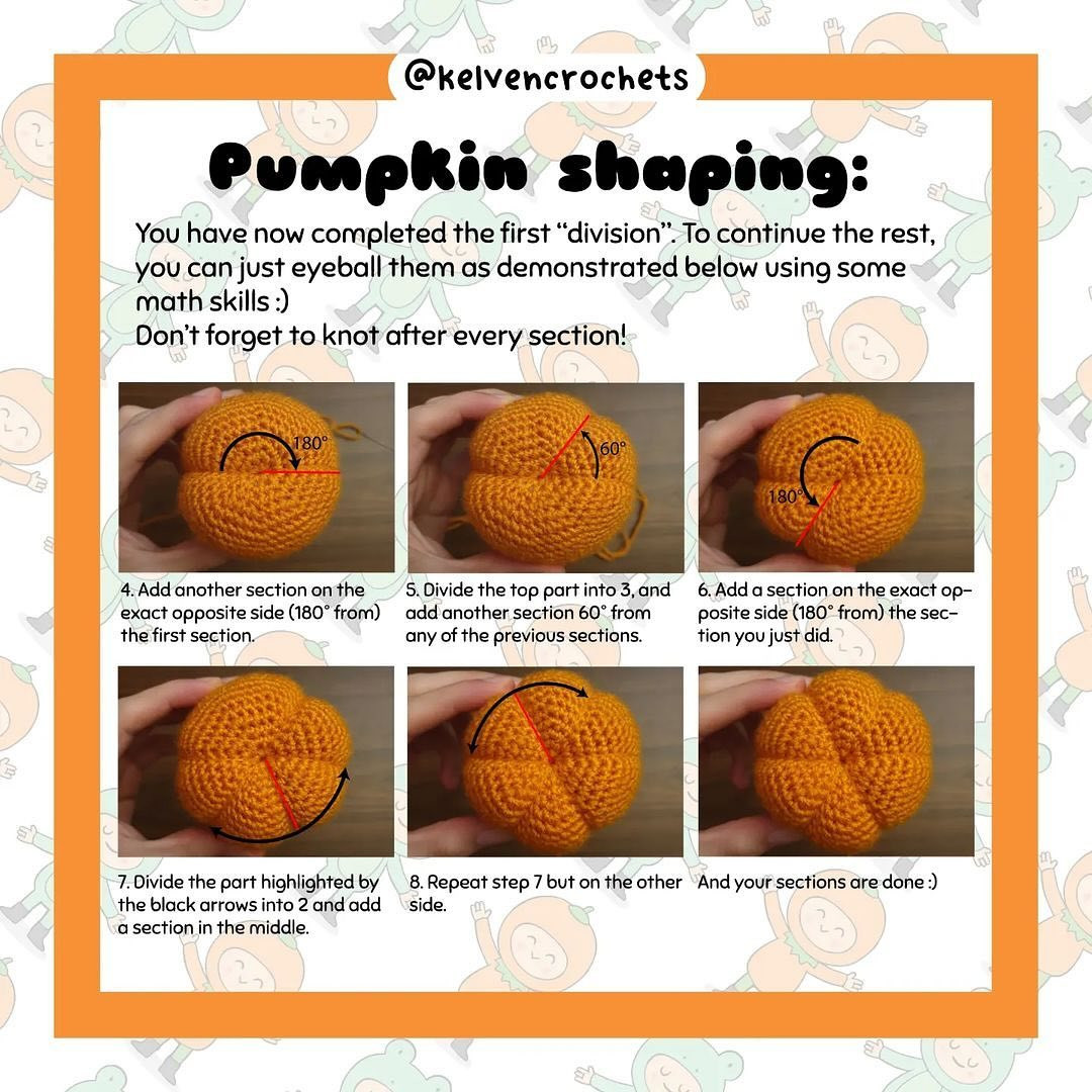 Adorable Crochet Pumpkin Creature Pattern Free Download