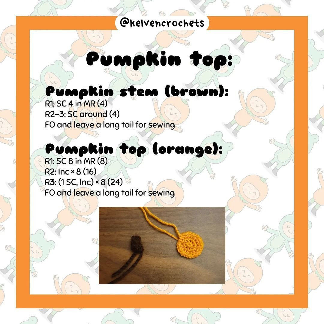 Adorable Crochet Pumpkin Creature Pattern Free Download