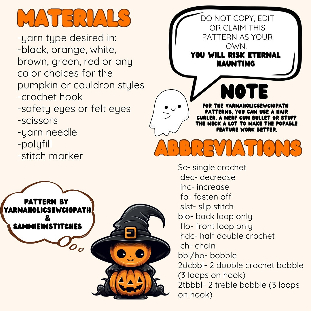 Adorable Halloween Crochet Patterns for Spooky Season